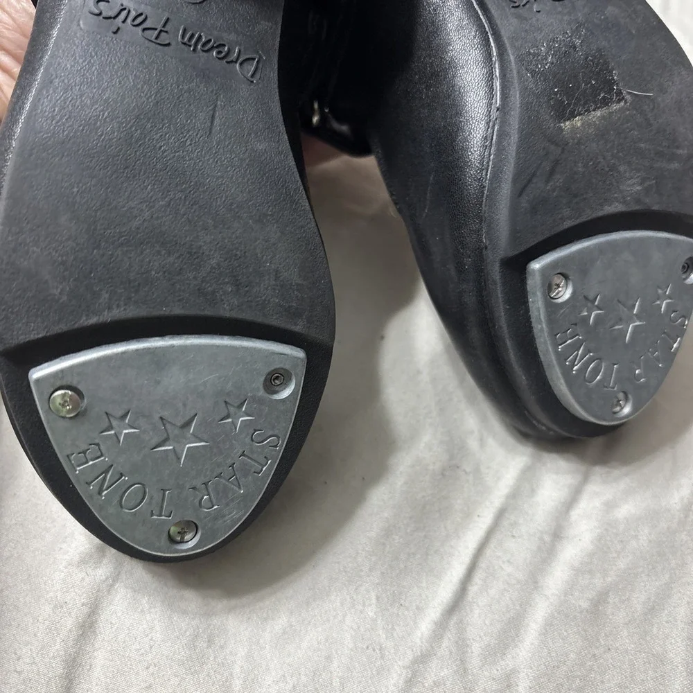 Dream Pairs Little Girl Tap Dance Shoes Mary Jane Easy Strap Black Size 13